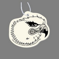 Paper Air Freshener Tag W/ Tab - Eagle Face (Angry)
